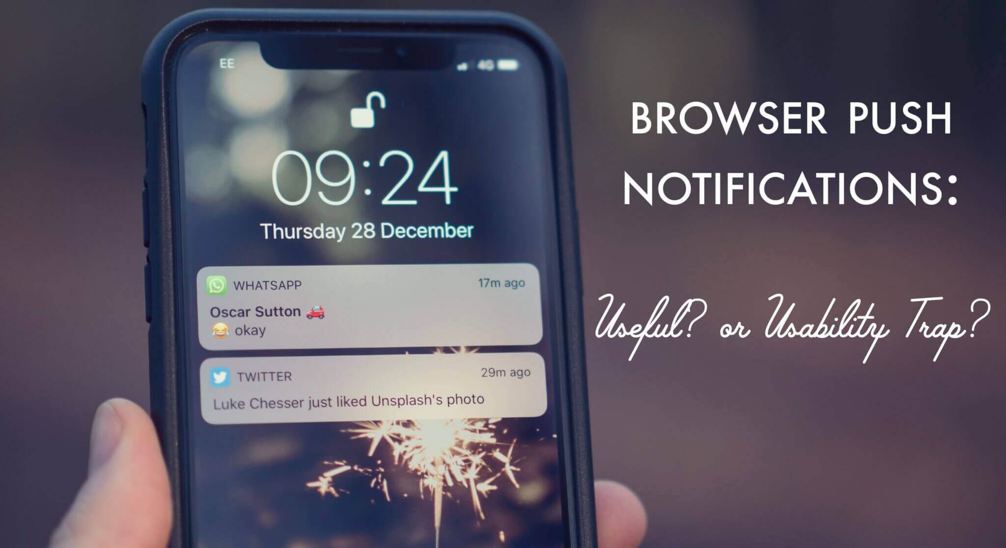Browser push notifications: useful, or usability trap?