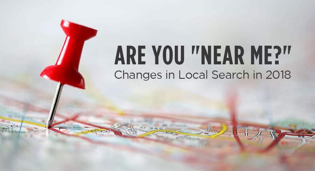 are you near me? Changes in local search in 2028