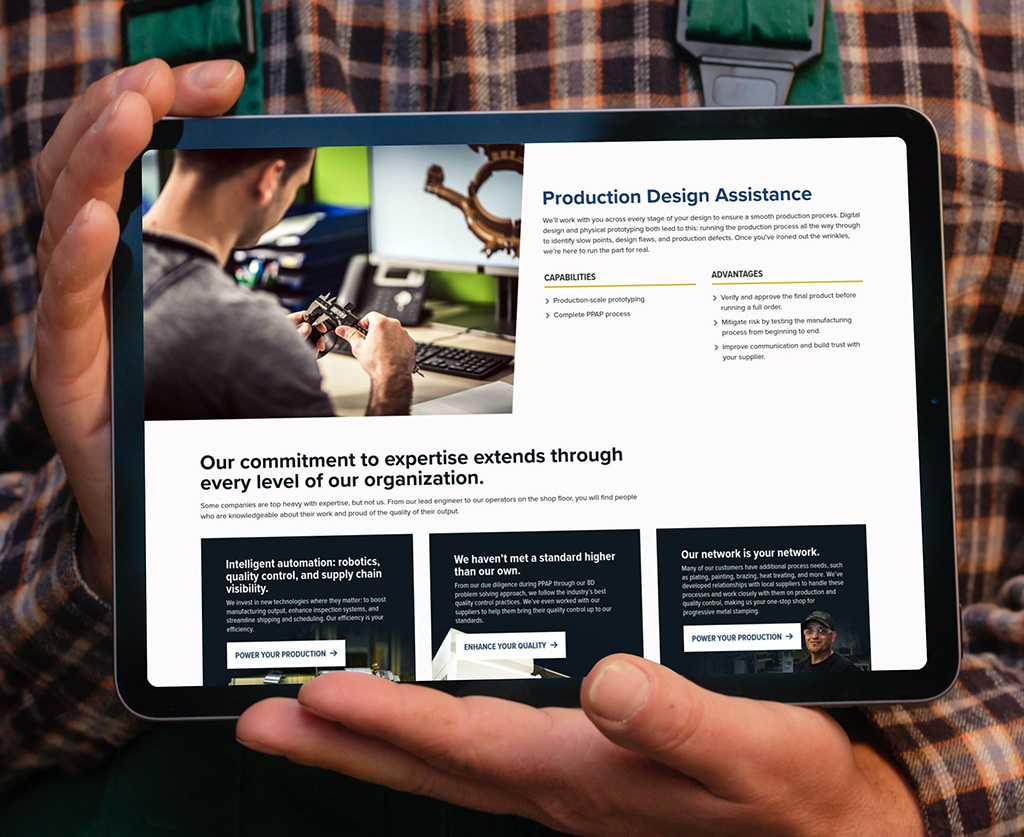 Bringing the business to life with fresh copy.